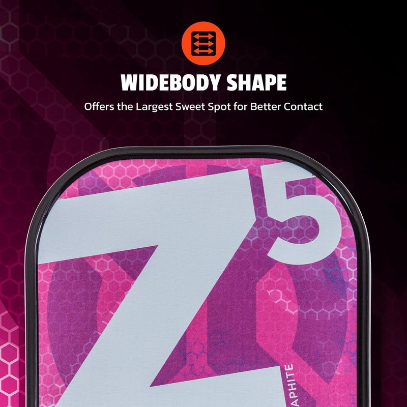 ONIX Graphite MOD Z5 Graphite Carbon Fiber Pickleball Paddles with Cushion Comfort Pickleball Paddle Grip - USA Pickleball Approved - Image 5